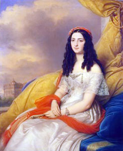 портрет дочери Екатерины (графиня Д'Аш)