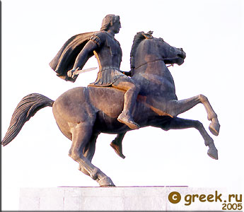 Памятник  Александру Македонскому в Салониках