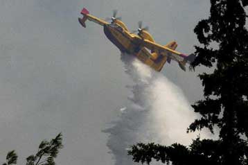 В Греции потерпел крушение пожарный самолет