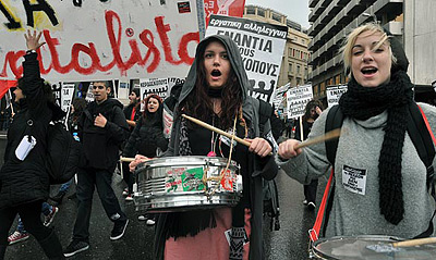 Греческие профсоюзы готовят новую всеобщую забастовку