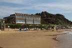 Территория отеля Kyllini Beach Resort. Пляж отеля. Гнездо фитнеса.