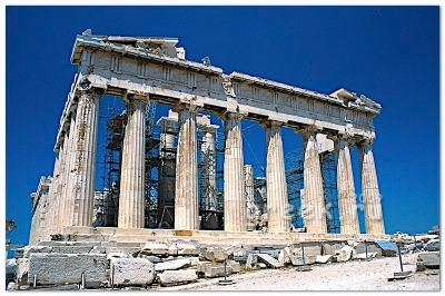 В Греции продолжаются работы по реставрации Парфенона