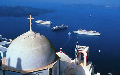 Греция – третье по популярности направление круизных лайнеров