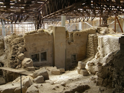 Древний город Акротири на Санторини планируют открыть перед Пасхой