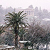 Неожиданно в Грецию пришла зима