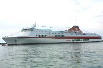 ���������� ����� ������ �������� �������� Minoan Lines �� 9 �������