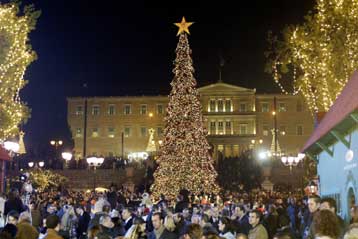 Отдых в Греции: В Рождество и Новый год Афины наполнятся магической атмосферой