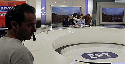 Государственное ТВ и радио Греции ERT возобновило работу