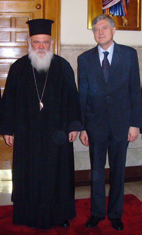 Посол России в Греции встретился с Архиепископом Афинским и всея Эллады