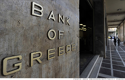 Правительство Греции распорядилось перевести фонды госучреждений на спецсчет в центробанке