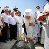 Старцы с Афона приняли участие в закладке храма в России