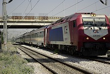 6 и 7 декабря прерывается железнодорожное сообщение по Пелопоннесу