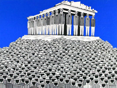 «Фаршированные головы»  от  греческого художника Янниса Гаитиса