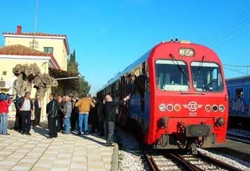 Временная приостановка движения железнодорожного транспорта на Северном Пелопоннесе