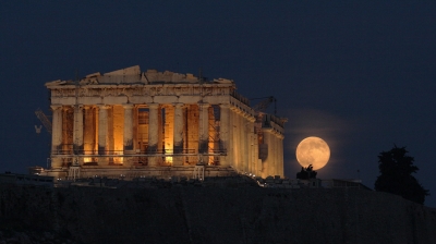 Греция в лунном свете