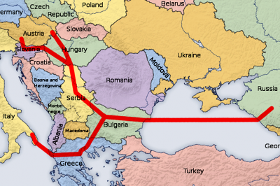 Греция называет проект газопровода с Россией приоритетным