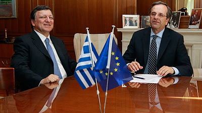 Греция сохранит поддержку Еврокомиссии и зоны евро, пока Афины выполняют свои обязательства, заявил Баррозу