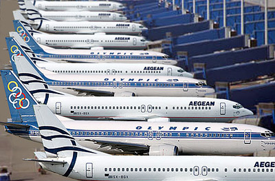   Aegean airlines   Olympic air  72 