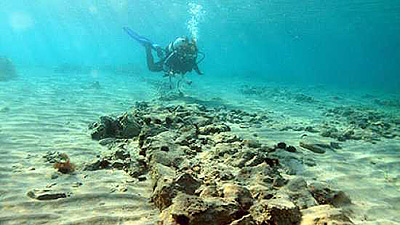 Затонувший античный город найден возле греческого Закинфа