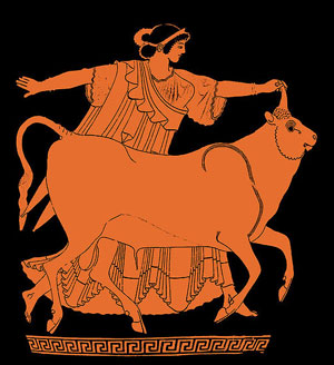 Греческая астрология :: Миф второй :: Телец - Зевс и красавица Европа  