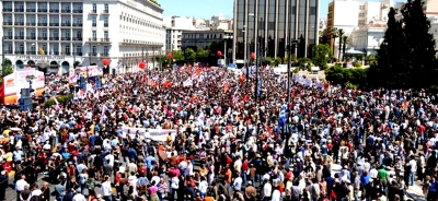 Греция встречает Первомай демонстрациями и забастовками