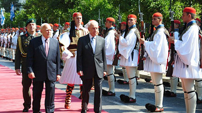 Президент Израиля начал первый в истории визит в Грецию