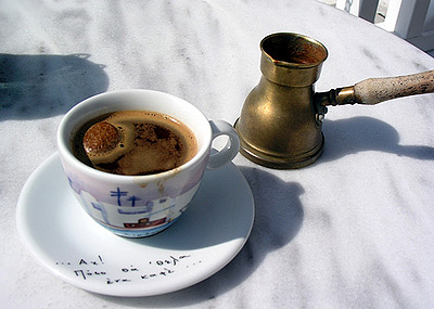 Настоящий греческий кофе способствует долголетию